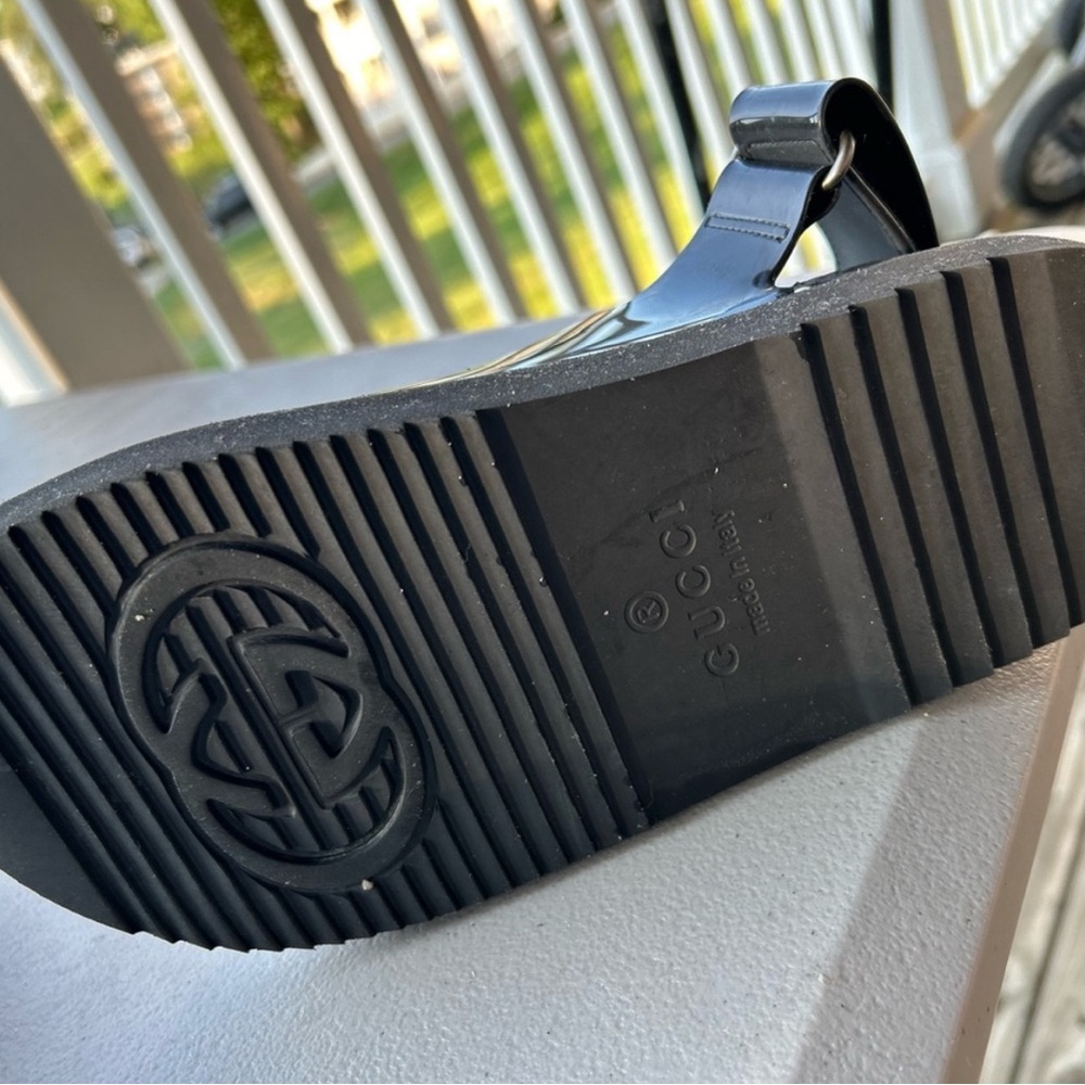 Gucci Black Sandals with Buckles - Picture 5 of 5